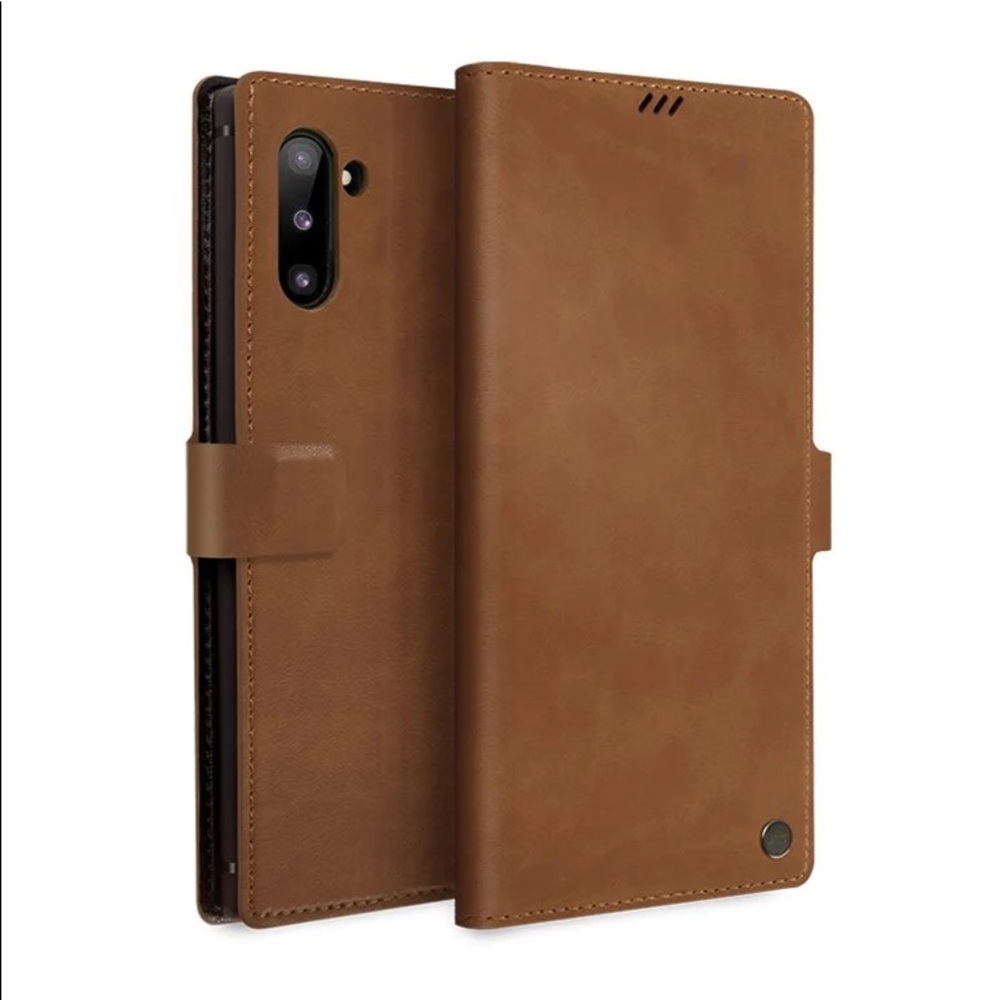 UNIQ Samsung Galaxy Note10 leatherette wallet phone case